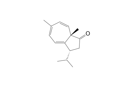 trans-(3R*,8aS*)-3,8a-Dihydro-3-i-propyl-6,8a-dimethylazulen-1(2H)-one