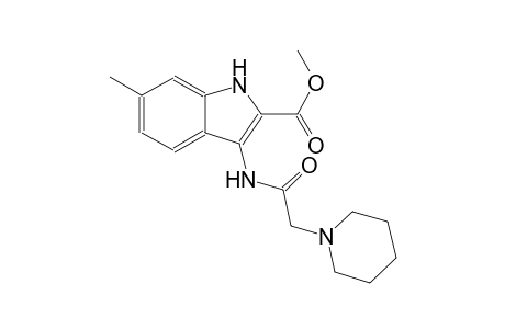 methyl 6-methyl-3-[(1-piperidinylacetyl)amino]-1H-indole-2-carboxylate