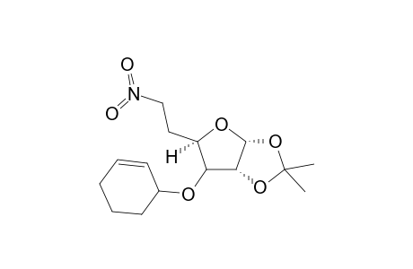 (2R,3R,5R)-2,3-Isopropylidenedioxy-4-cyclohexenyloxy-5-(2-nitroethyl)tetrafuran