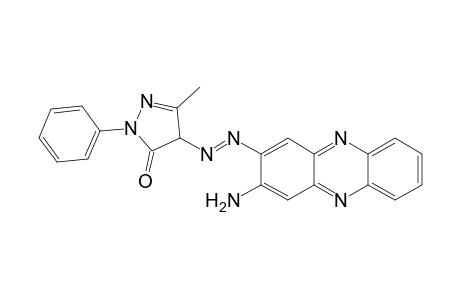 4-[(E)-(3-Aminophenazin-2-yl)diazenyl]-5-methyl-2-phenyl-2,4-dihydro-3H-pyrazol-3-one