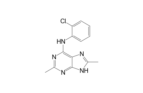 6-(2-Chlorophenyl)amino-2,8-dimethyl-9H-purine