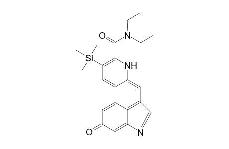 8-[N,N-Diethylcarbamoyl]-9-(trimethylsilyl)-2-oxo-2H-indolo[4,3-fg]quinoline