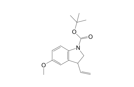 N-(tert-Butoxycarbonyl)-3-ethenyl-2,3-dihydro-5-methoxyindole