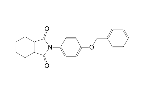 1H-isoindole-1,3(2H)-dione, hexahydro-2-[4-(phenylmethoxy)phenyl]-