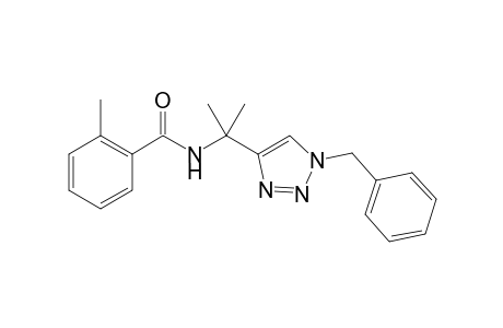 N-{2-[1-Benzyl-1H-1,2,3-triazol-4-yl]propan-2-yl}-2-methylbenzamide