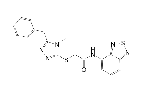 acetamide, N-(2,1,3-benzothiadiazol-4-yl)-2-[[4-methyl-5-(phenylmethyl)-4H-1,2,4-triazol-3-yl]thio]-