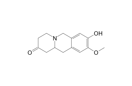 8-Hydroxy-9-methoxy-1,3,4,6,11,11a-hexahydrobenzo[b]quinolizin-2-one