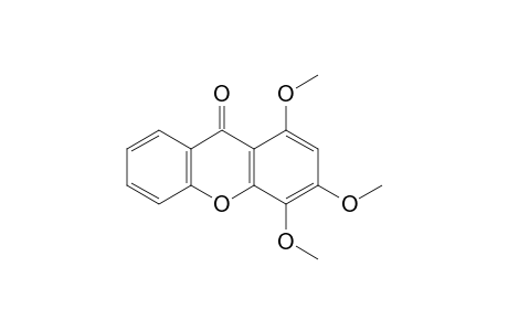9H-Xanthen-9-one, 1,3,4-trimethoxy-