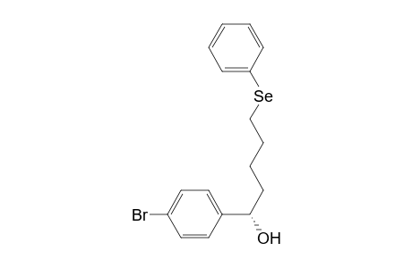 (1S)-1-(4-Bromophenyl)-5-(phenylselanyl)pentan-1-ol