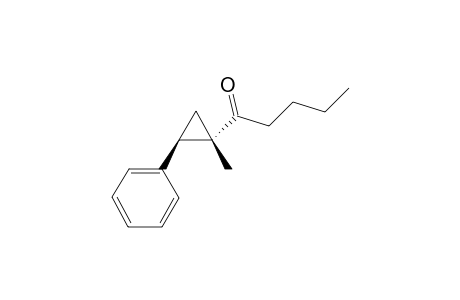 (1S*,2R*)-Butyl(1-methyl-2-phenylcycloprop-1-yl)ketone