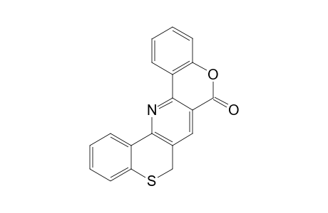 Chromeno[3,4-e]thiochromeno[4,3-b]pyridin-6(8H)-one