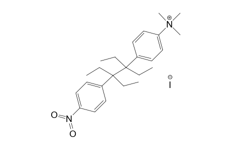 3,4-Diethyl-3-(4'-nitrophenyl)-4-[4''-(trimethylammonio)-phenyl]hexane Iodide