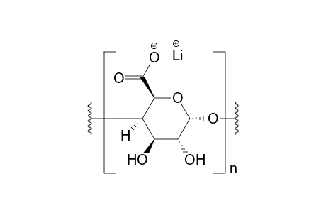 Polygalacturonic acid, lithium salt