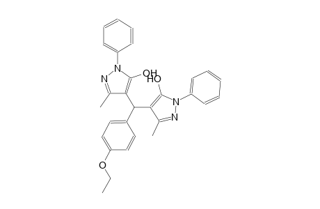 4-[(4-ethoxyphenyl)(5-hydroxy-3-methyl-1-phenyl-1H-pyrazol-4-yl)methyl]-3-methyl-1-phenyl-1H-pyrazol-5-ol