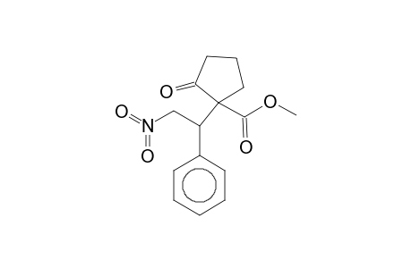 1-(2-Nitro-1-phenylethyl)-2-oxocyclopentanecarboxylic acid, methyl ester