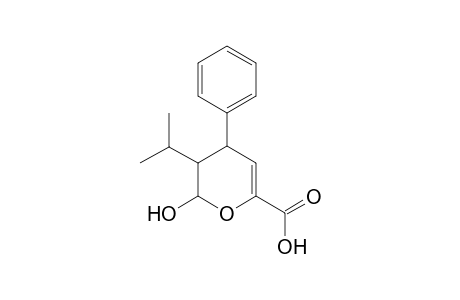 5,6-Dihydro-6-hydroxy-5-isopropropyl-4-phenyl-4H-pyran-2-carboxylic acid