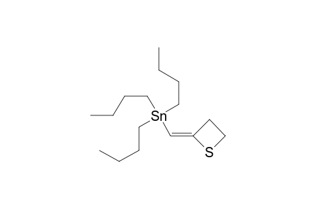 Tributyl-[(E)-2-thietanylidenemethyl]stannane