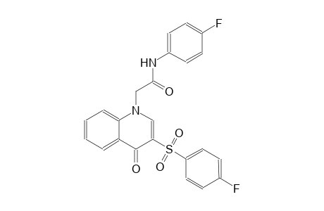 1-quinolineacetamide, N-(4-fluorophenyl)-3-[(4-fluorophenyl)sulfonyl]-1,4-dihydro-4-oxo-