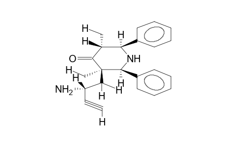 2,6-DIPHENYL-3,5-DIMETHYL-3-(2-AMINOBUT-3-YN-1-YL)PIPERIDIN-4-ONE(ISOMER 2)