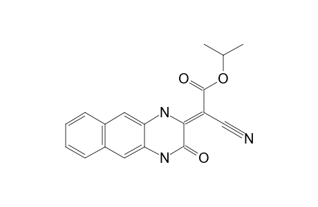 (Z)-3-(ALPHA-CYANO-ALPHA-ISOPROPYLOXYCARBONYLMETHYLENE)-3,4-DIHYDROBENZO-[G]-QUINOXALIN-2(1H)-ONE