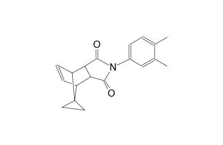 2-(3,4-dimethylphenyl)-3a,4,7,7a-tetrahydro-1H-spiro[4,7-methanoisoindole-8,1'-cyclopropane]-1,3(2H)-dione