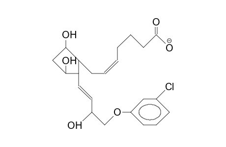 7-([1R,2R,3R,5S]-2-[4-(3-Chloro-phenoxy)-3-hydroxy-trans-1-butenyl]-3,5-dihydroxy-cyclopentyl)-cis-5-heptenoate