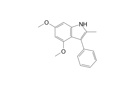 4,6-Dimethoxy-2-methyl-3-phenyl-1H-indole