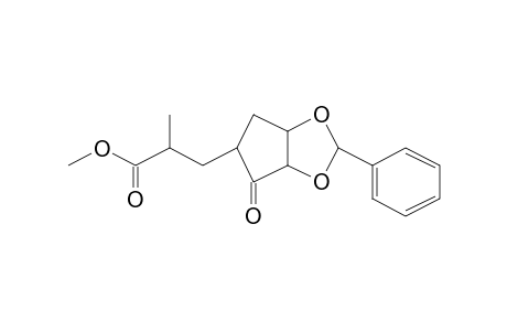 2,4-Dioxabicyclo[3.3.0]octan-6-one, 7-(2-methoxycarbonyl-1-propyl)-3-phenyl-