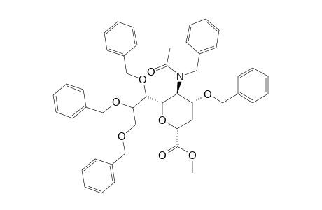 METHYL-2,6-ANHYDRO-5-(N-BENZYLACETAMIDO)-4,7,8,9-TETRA-O-BENZYL-3,5-DIDEOXY-D-ERYTHRO-L-GLUCO-NONONAT