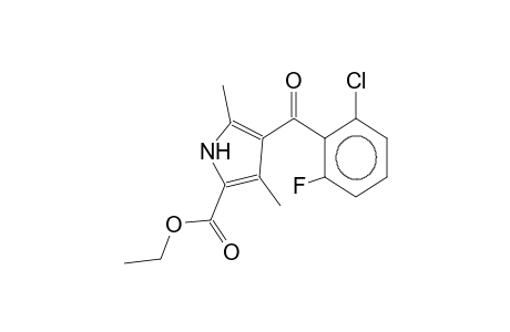 ethyl 4-(2-chloro-6-fluorobenzoyl)-3,5-dimethyl-1H-pyrrole-2-carboxylate