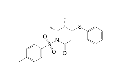 cis-5,6-Dimethyl-4-(phenylthio)-1-tosyl-1,2,5,6-tetrahydro-2-pyridinone