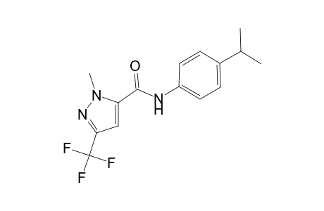 1-Methyl-N-[4-(propan-2-yl)phenyl]-3-(trifluoromethyl)-1H-pyrazole-5-carboxamide