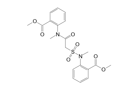 Methyl 2-{[(2-{Methyl[2-(methoxycarbonyl)phenyl]amino}-2-oxoethyl)sulfonyl](methyl)amino}-benzoate
