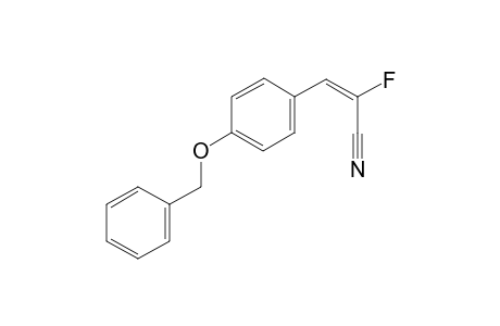 (E)-3-(4-(Benzyloxy)phenyl)-2-fluoroacrylonitrile