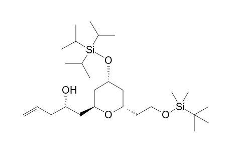 (2S)-1-[(2S,4R,6S)-6-[2-[tert-butyl(dimethyl)silyl]oxyethyl]-4-tri(propan-2-yl)silyloxy-2-oxanyl]-4-penten-2-ol