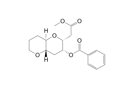 (2R,3R,4aS,8aR)-2-[(Methoxycarbonyl)methyl]octahydropyrano[3,2-b]pyran-3-yl Benzoate