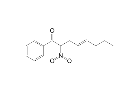 (E)-2-nitro-1-phenyl-4-octen-1-one