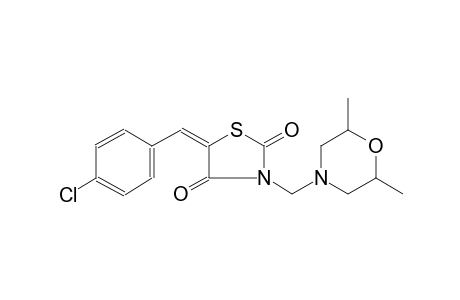 (5E)-5-(4-Chlorobenzylidene)-3-[(2,6-dimethyl-4-morpholinyl)methyl]-1,3-thiazolidine-2,4-dione