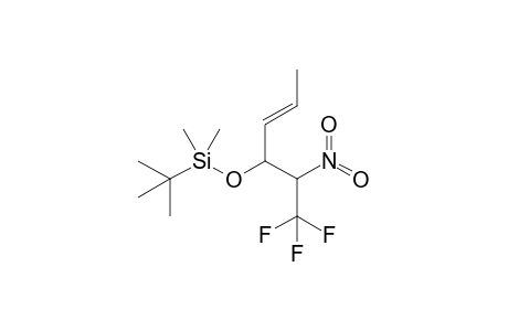 t-Butyldimethyl[1-(2',2',2'-trifluoro-1'-nitroethyl)but-2-enyloxy]silane