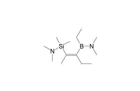 Boranamine, 1-[2-[(dimethylamino)dimethylsilyl]-1-ethyl-1-propenyl]-1-ethyl-N,N-dimethyl-, (E)-