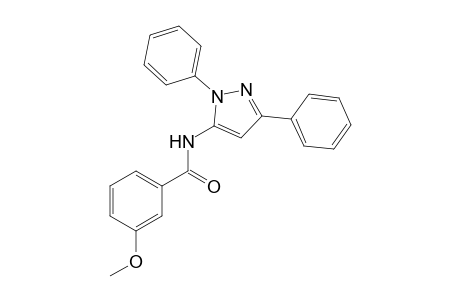 3-Methoxy-N-(1,3-diphenyl-1H-pyrazol-5-yl)benzamide