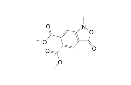 2,1-Benzisoxazole-5,6-dicarboxylic acid, 1,3-dihydro-1-methyl-3-oxo-, dimethyl ester