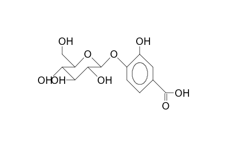 4-O-(3-Hydroxy-benzoic acid)-B-D-glucoside