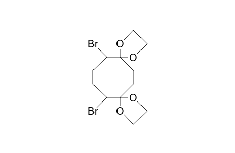 5,8-Dibromo-cyclooctane-1,4-dione bis(ethylene acetal)