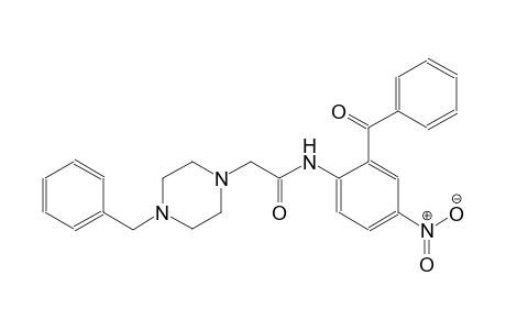 N-(2-benzoyl-4-nitrophenyl)-2-(4-benzyl-1-piperazinyl)acetamide