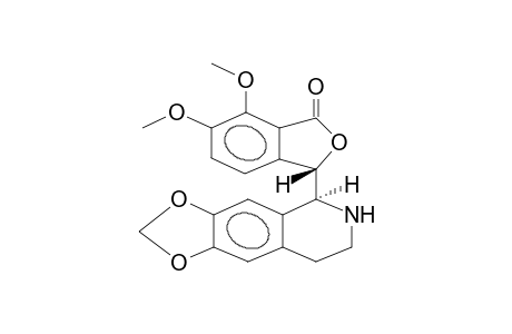 (+/-)-THREO-1-[1'-(4',5'-DIMETHOXYPHTHALIDYL)]-6,7-METHYLENEDIOXY-1,2,3,4-TETRAHYDROISOQUINOLINE