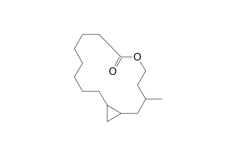 cis-3-Methyl-6-oxa-bicyclo[13.1.0]hexadecan-7-one