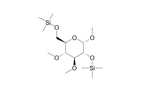 .alpha.-D-Glucopyranoside, methyl 3,4-di-O-methyl-2,6-bis-O-(trimethylsilyl)-