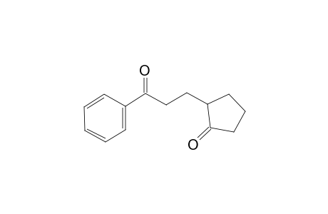 2-(3-Oxo-3-phenylpropyl)cyclopentanone