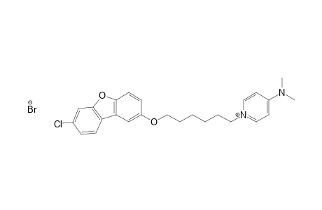 BromidePyridinium, 1-[6-[(7-chloro-2-dibenzofuranyl)oxy]hexyl]-4-(dimethylamino)-, bromide